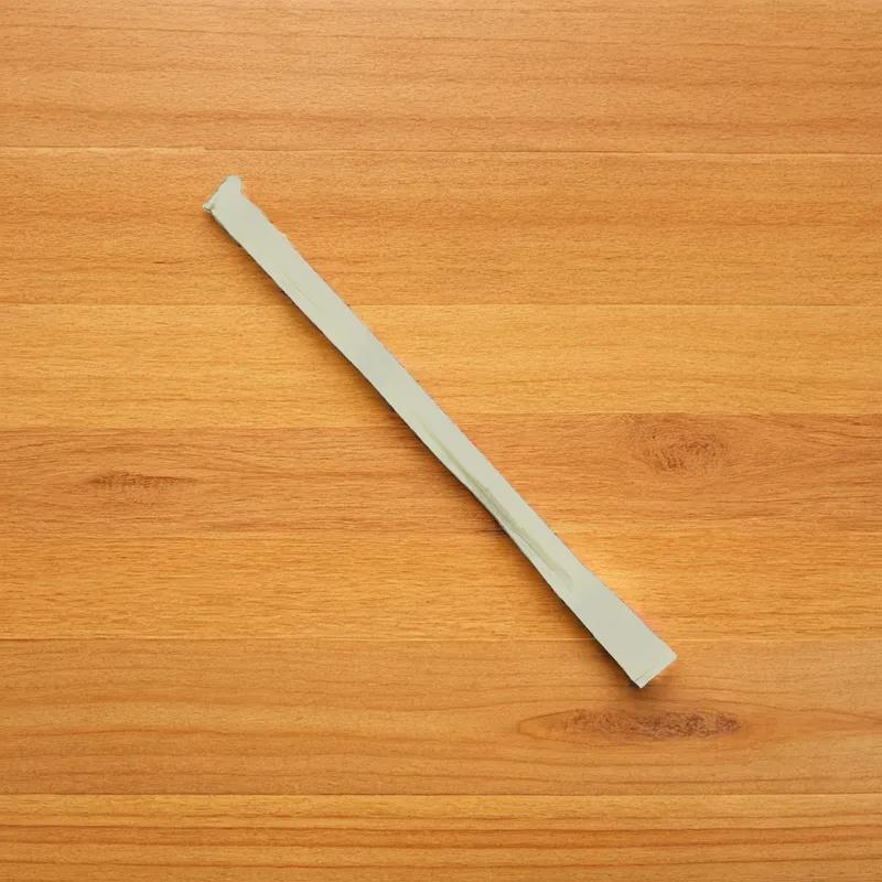 Victoria Bay Milk Straw 5.75 IN Plastic White Wrapped Slim 500 Count/Pack 24 Packs/Case 12000 Count/Case