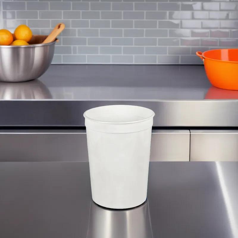 Bucket & Tub Base 86 OZ PP Translucent Round 200/Case