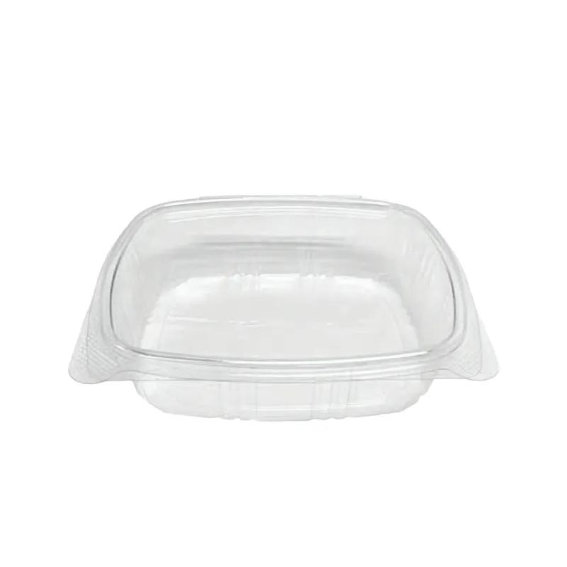 Take-Out Container Hinged 24 OZ 7.2X6.4X1.9 IN RPET Clear 200/Case