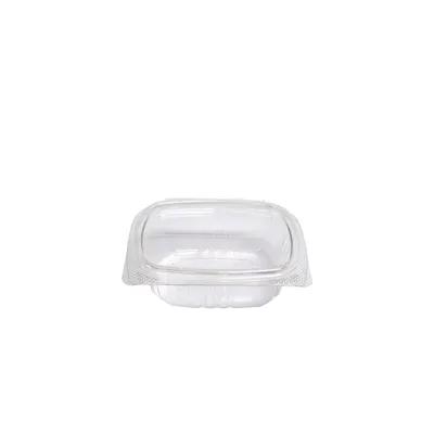 Deli Container Hinged 4 OZ RPET Clear 400/Case