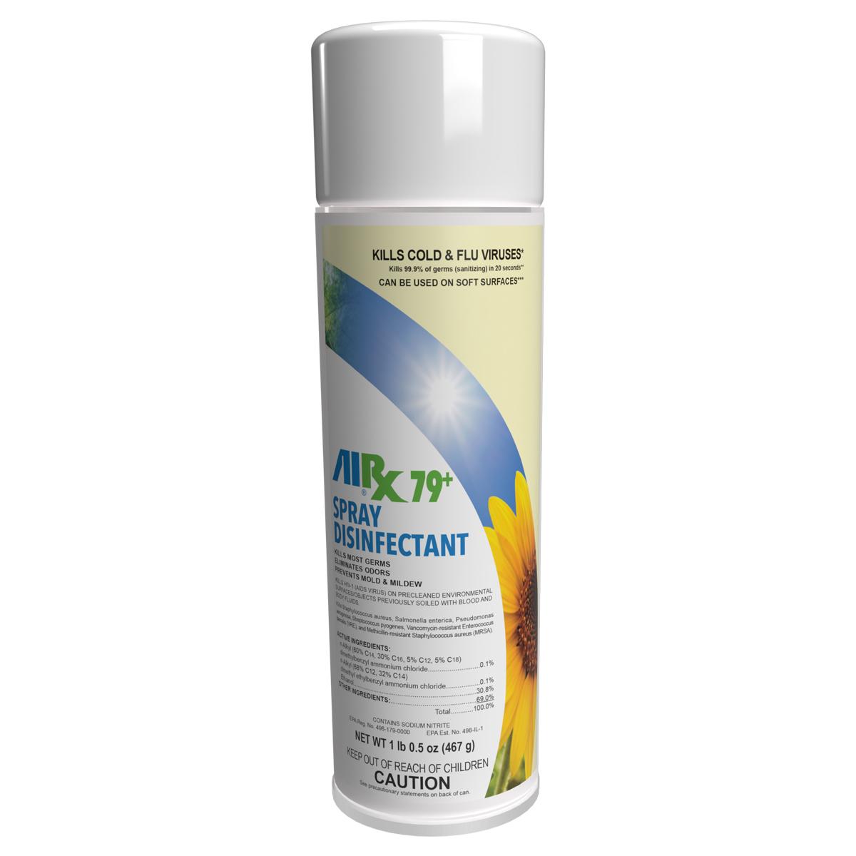 AirX® One-Step Disinfectant 16.6 FLOZ Multi Surface Aerosol Virucidal Bactericidal Pseudomonacidal Staphylocidal 12/Case