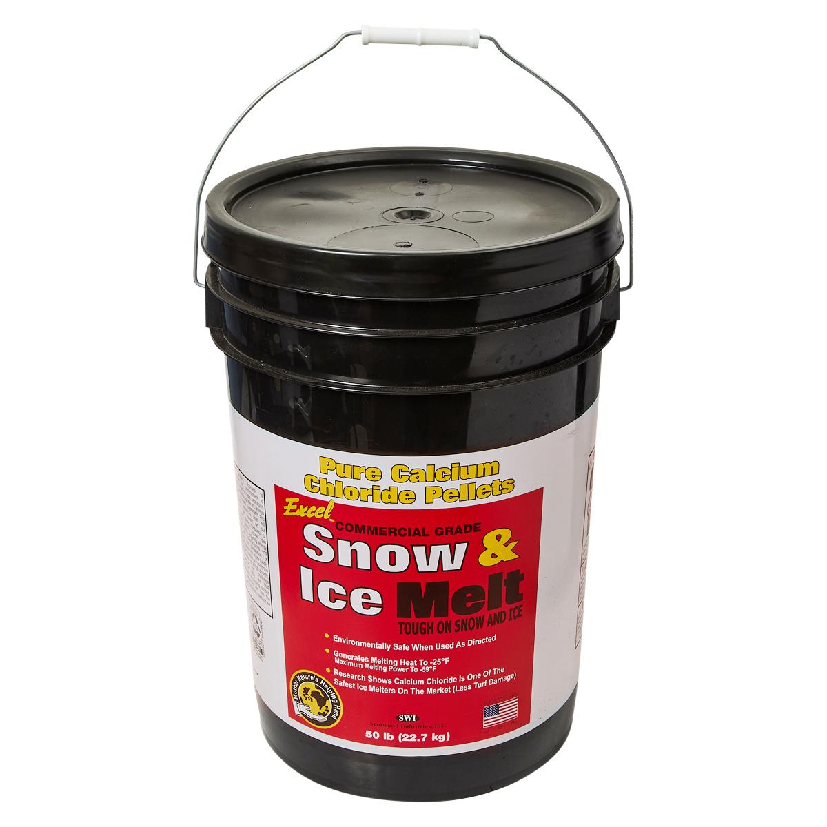 Excel Ice Melt 50 LB Calcium Chloride Pail 1/Pail