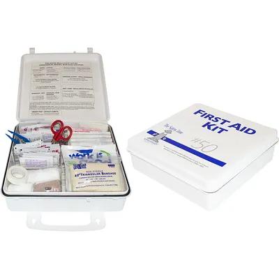 First Aid Kit White Metal 1/Case