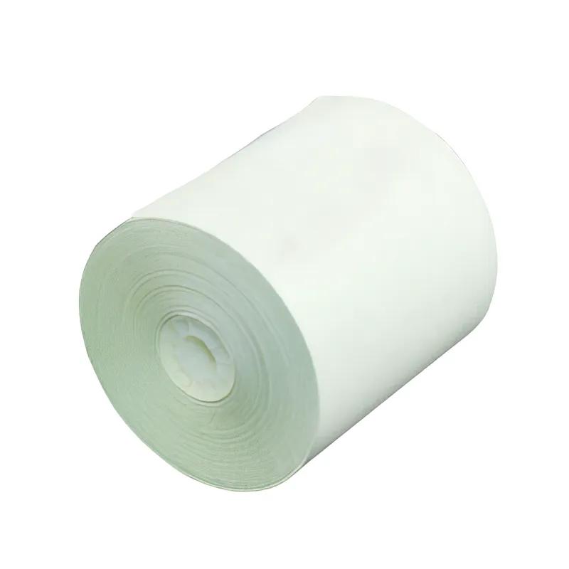 Register Tape Roll 3IN X90FT Paper 2PLY White Canary Carbonless 50/Case