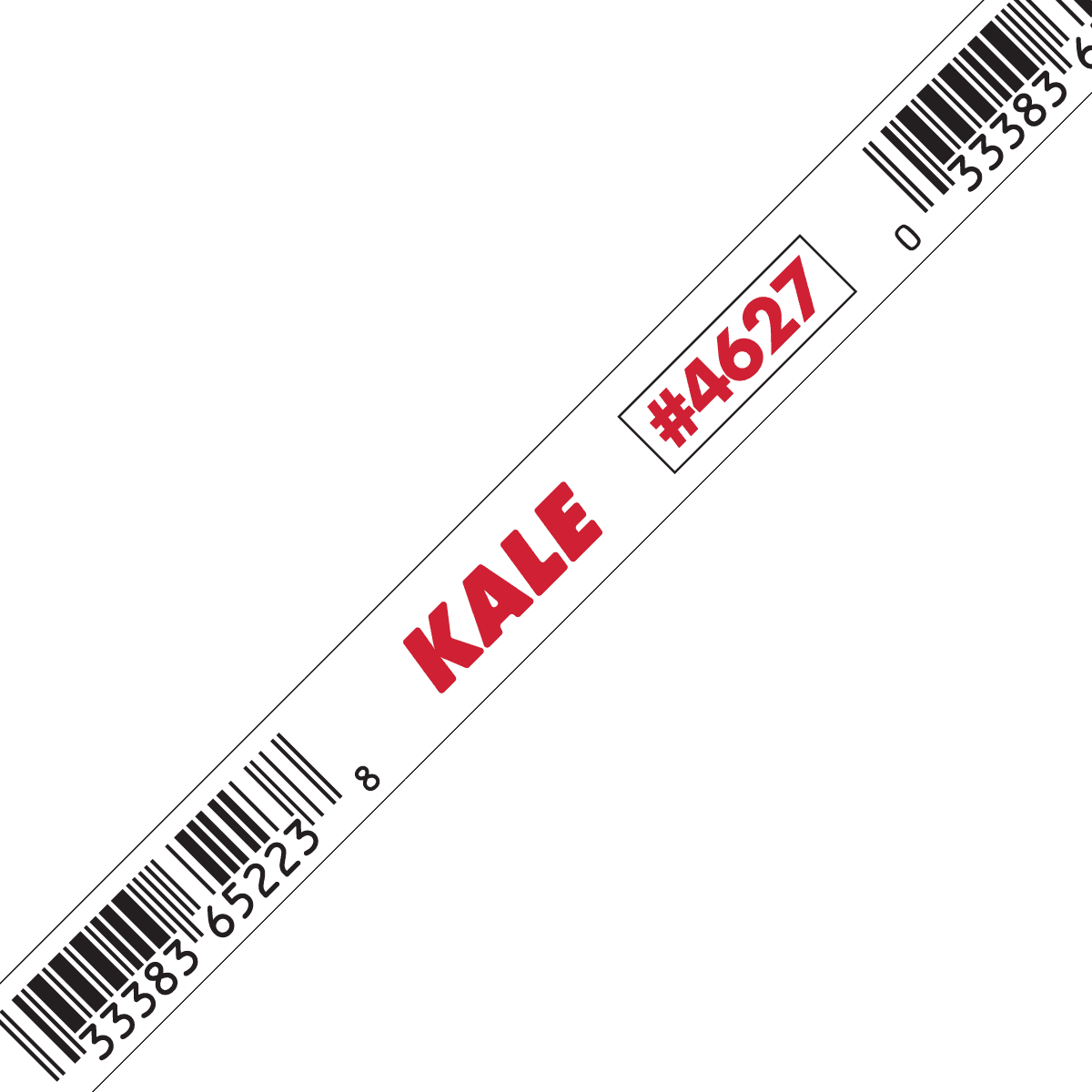 Kale Twist Tie 20X0.438 IN Metal Paper 1000/Box