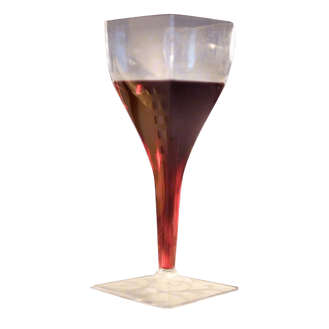 Cup Wine With Stem 8 OZ Plastic Clear 72/Case