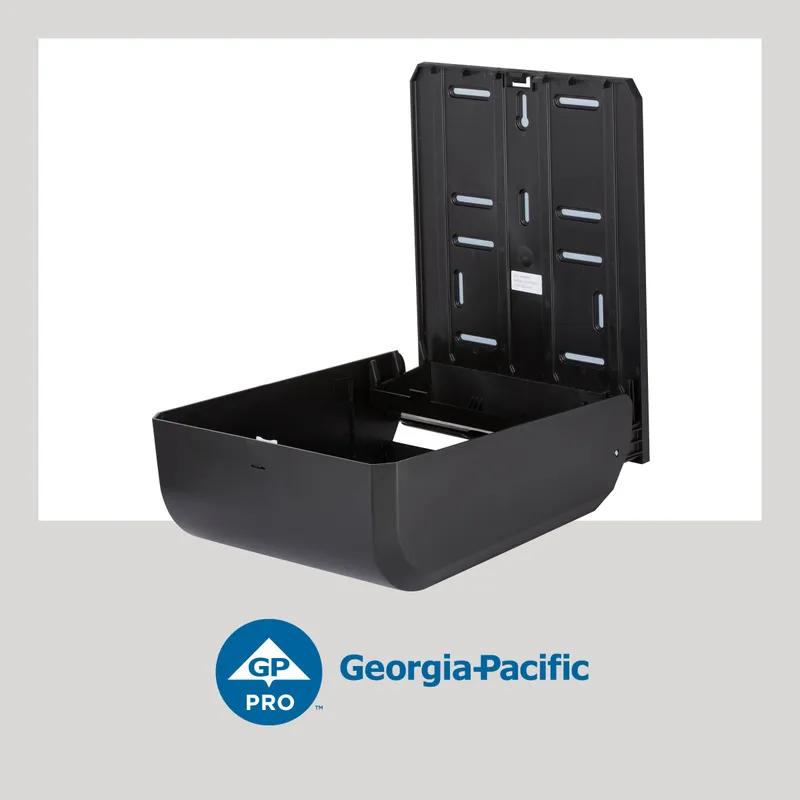 Georgia-Pacific Pro® Paper Towel Dispenser 11.125X13.625 IN Wall Mount Black C-Fold Multifold Combination Fold 1/Each