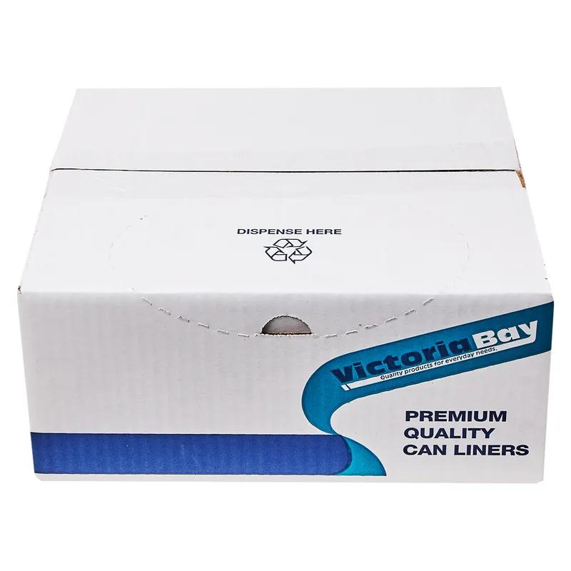 Victoria Bay Can Liner 38X60 IN 55 GAL Natural Plastic 24MIC 100/Case