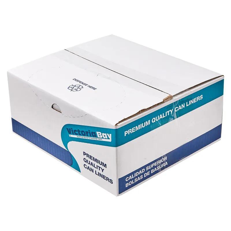 Victoria Bay Can Liner 38X60 IN 55 GAL Natural Plastic 24MIC 100/Case