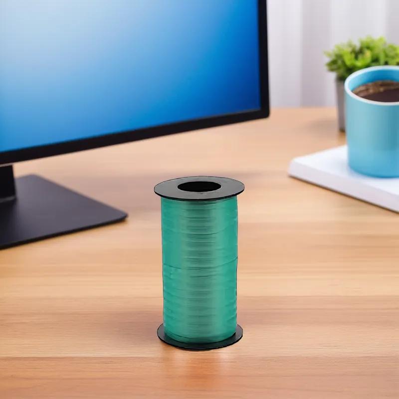 Curling Ribbon 0.375IN X750FT Green 1/Roll
