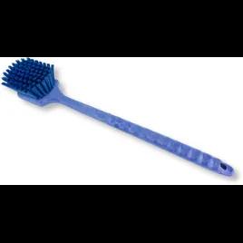 Sparta® Scrub Brush 20 IN Plastic Polyester Blue Color Coded Long Handle Brown Floater 1/Each