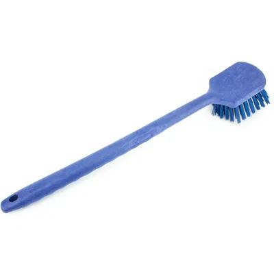 Sparta® Scrub Brush 20 IN Plastic Polyester Blue Color Coded Long Handle Brown Floater 1/Each