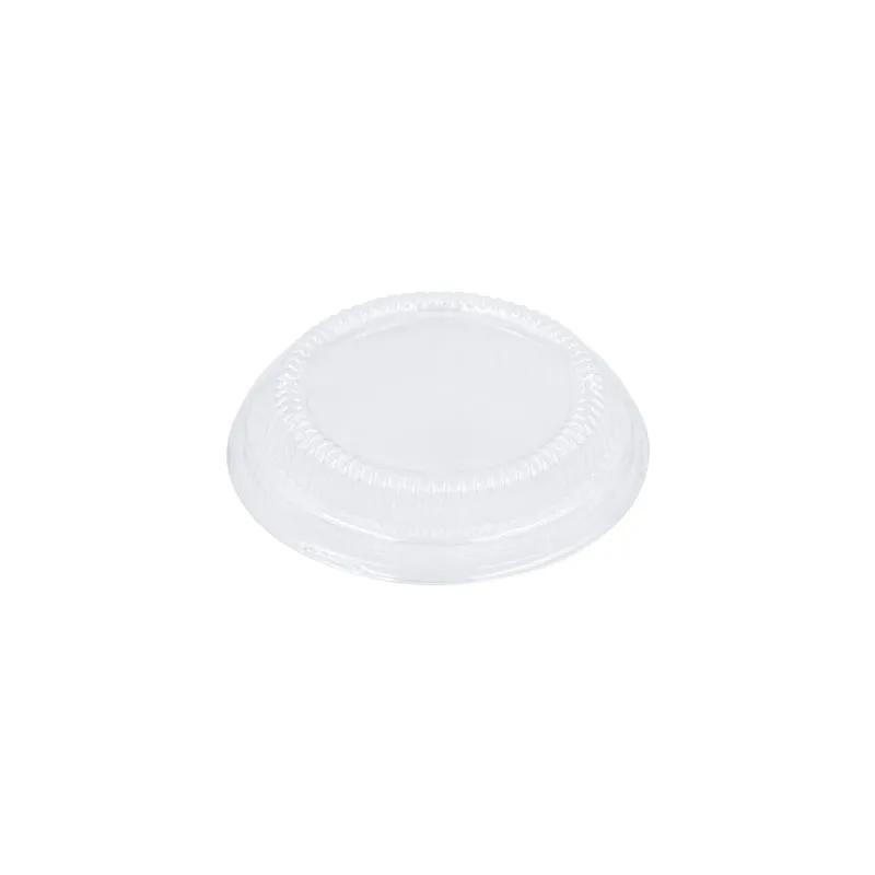 Lid Dome 3.75X1.25 IN PET Clear Round For 6 OZ Container 1000/Case