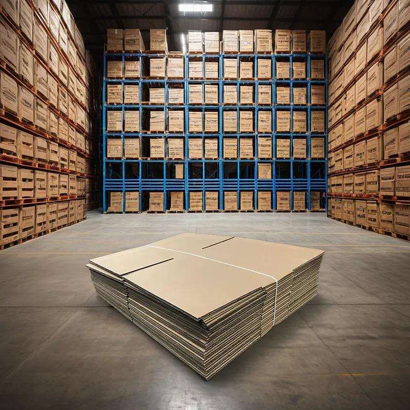 Catering Box Fold-Top 18X18X6 IN Corrugated Cardboard Kraft Square 25/Bundle