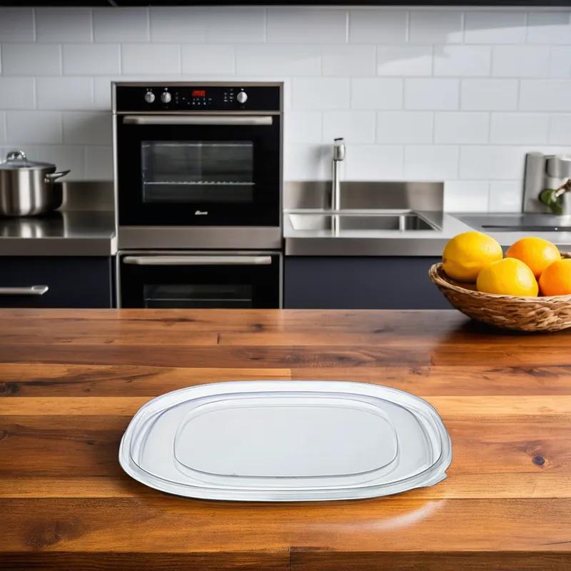 Fresh 'n Clear® Lid Flat 12.44X0.58 IN PET Clear Round For Container 50/Case