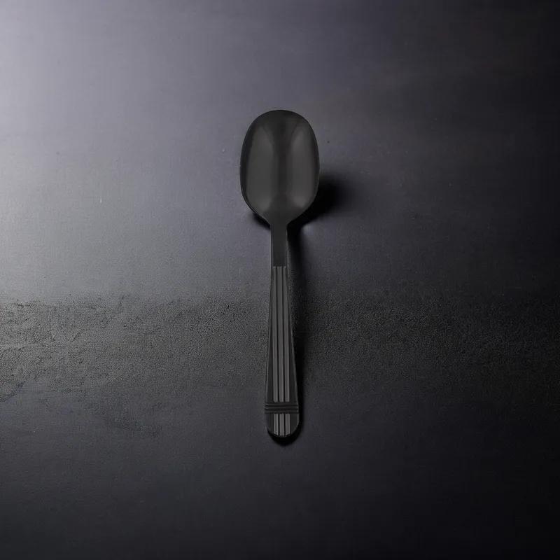 Victoria Bay Soup Spoon PP Black Heavy Duty Unwrapped 1000/Case