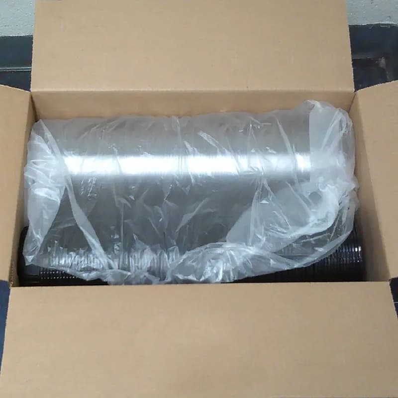 Gourmet Classics® Cold Take-Out Container Hinged 6X6 IN RPET Black Clear Shallow Freezer Safe 200/Case