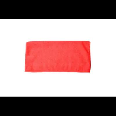 JaniFiber Cleaning Cloth 16X16 IN Standard Microfiber Red 24/Box
