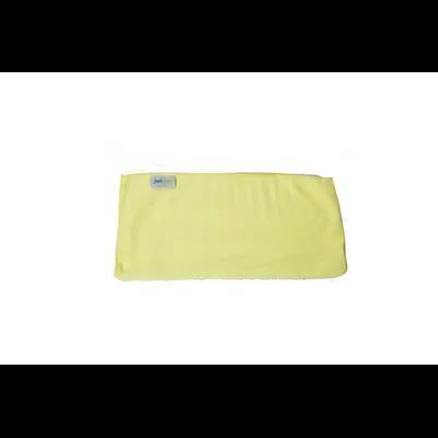 JaniFiber Cleaning Cloth 16X16 IN Standard Microfiber Yellow 24/Box