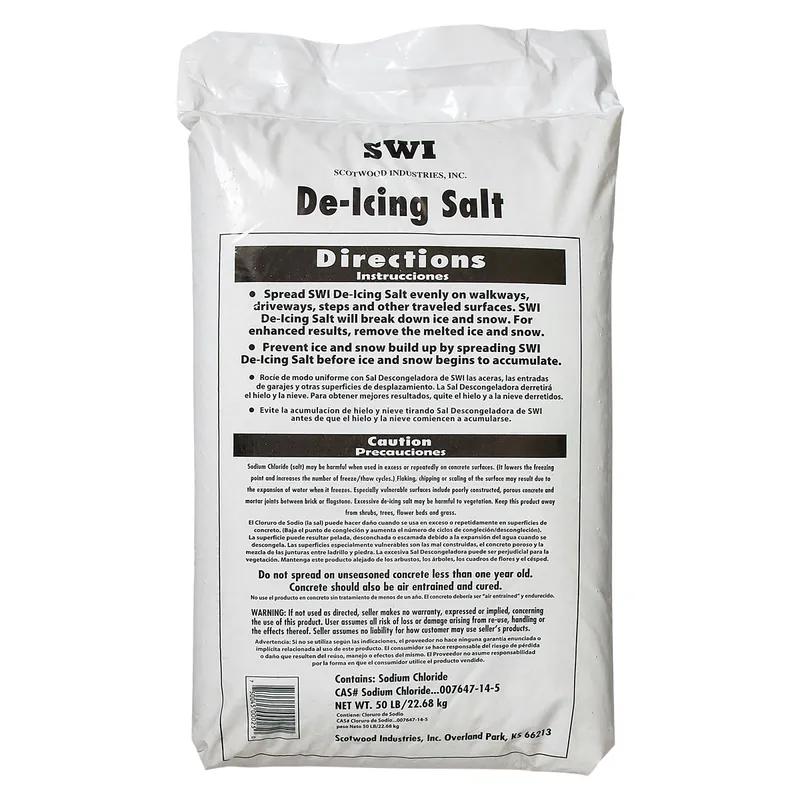 Ice Melt 50 LB Rock Salt Bag 1/Bag