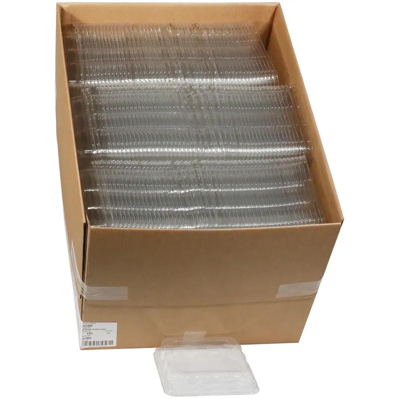 Lid Dome 8X8X1.25 IN PET Clear Square For Cornbread Pan 330/Case