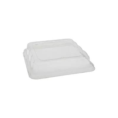 Lid Dome 8X8X1.25 IN PET Clear Square For Cornbread Pan 330/Case