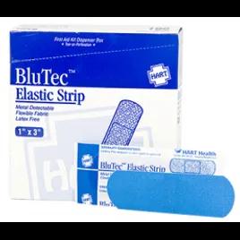 BluTec Adhesive Bandage Blue Cloth Adhesive Gauze Metal Detectable 100/Box