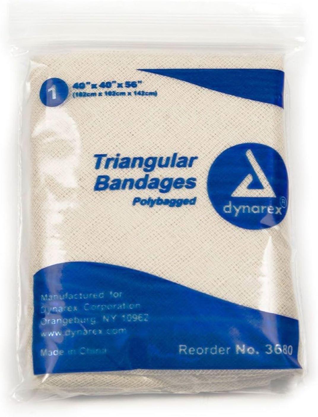 Triangular Bandage & Sling 56X40X40 IN 1/Each
