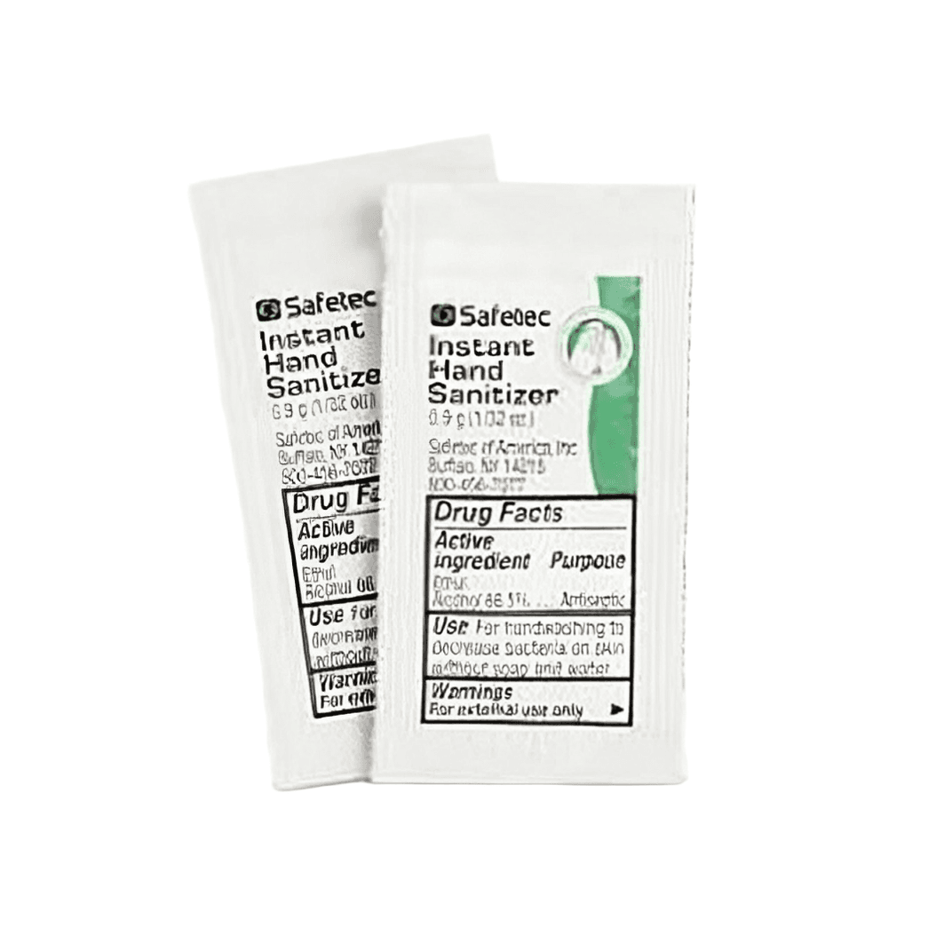 Hand Sanitizer Gel 0.9 G Antibacterial Packets 10/Bag