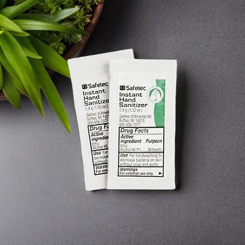 Hand Sanitizer Gel 0.9 G Antibacterial Packets 10/Bag