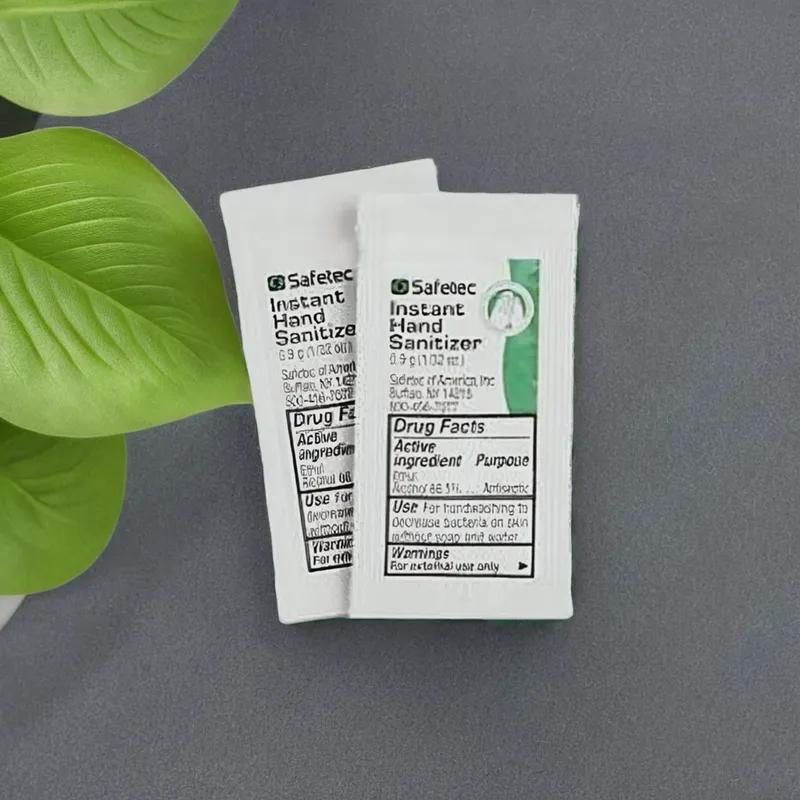 Hand Sanitizer Gel 0.9 G Antibacterial Packets 10/Bag