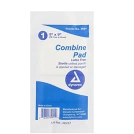 Gauze Pad 9X5 IN Cotton Cellulose Super Absorbent 1/Each