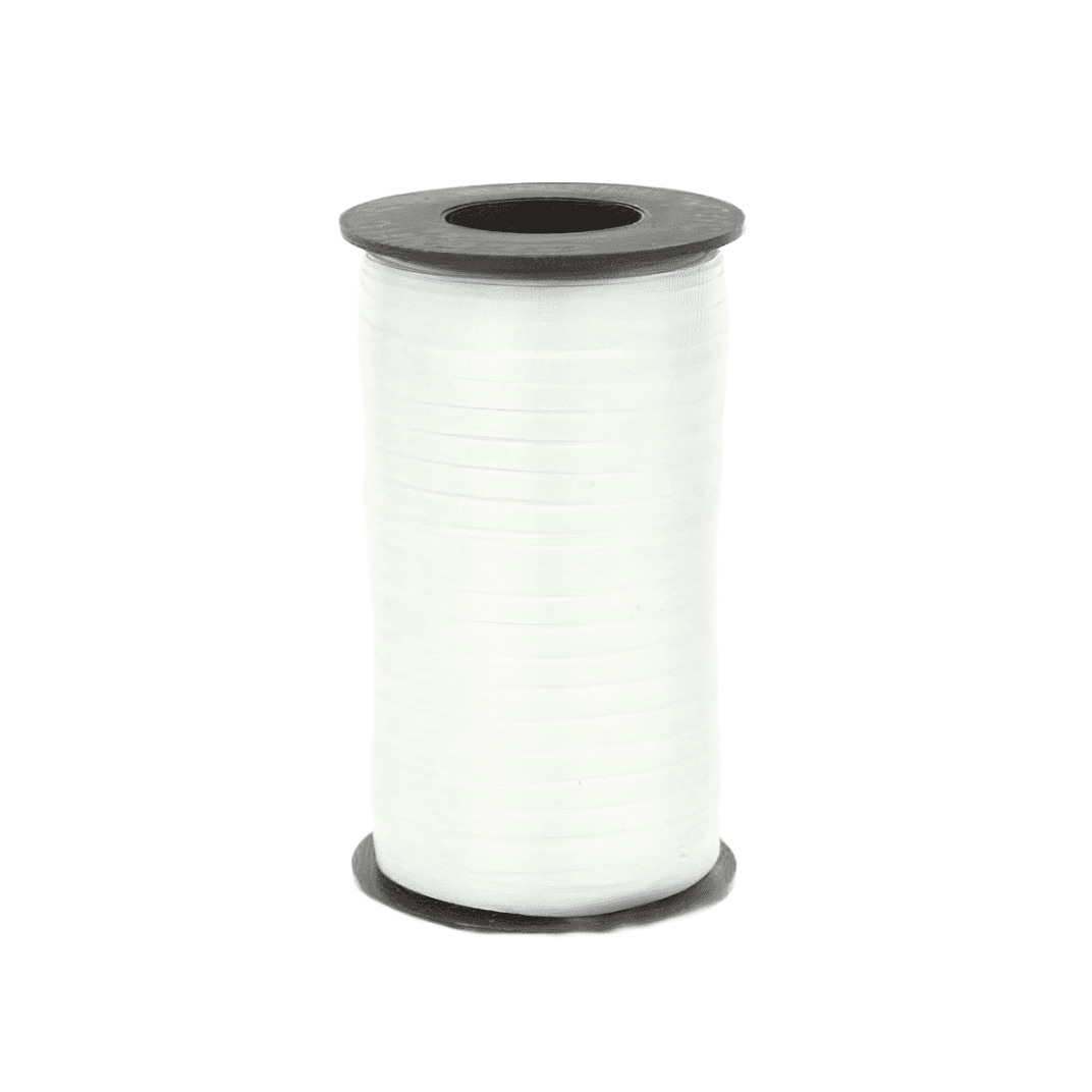 Curling Ribbon 0.375IN X250YD White 1/Roll