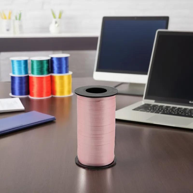 Curling Ribbon 0.375IN X750FT Pink 1/Roll