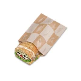 Bagcraft® EcoCraft® Cookie Pastry Bag 6.5X2X8 IN Wax Coated Paper Grease Resistant 1000/Case