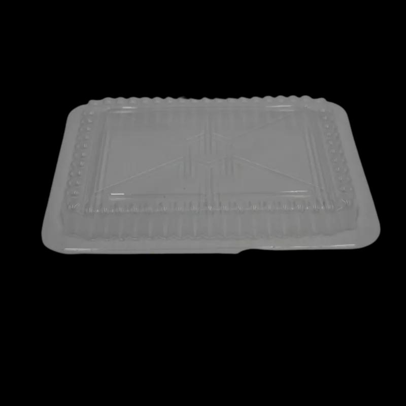Lid Dome 11.3X7.3 IN Plastic Clear Oblong For Container 250/Case