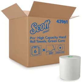 Scott® Roll Paper Towel MOD 7.5IN X900FT White Hardwound 1.75IN Core Diameter 6 Rolls/Case