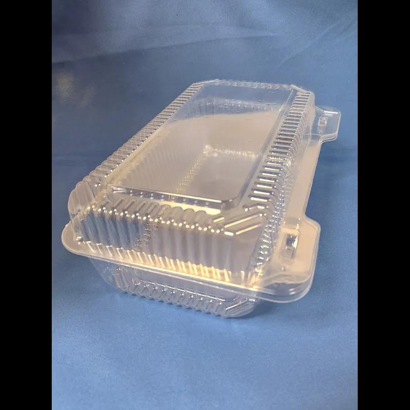 Bakery Hinged Container With Dome Lid Large (LG) OPS Clear Deep 300/Case