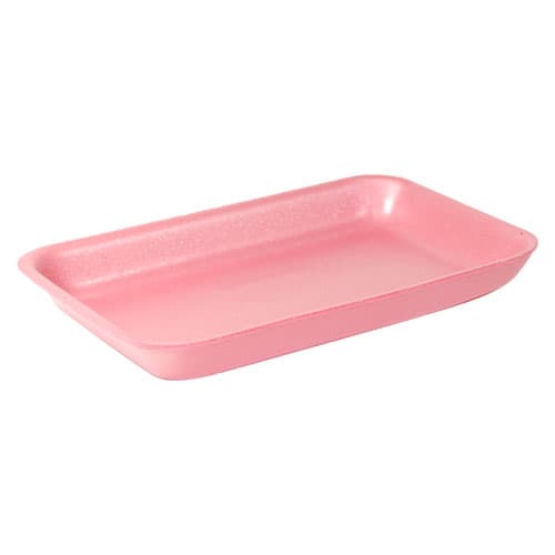 2 Tray 8X5.5X1 IN Polystyrene Foam Rose Rectangle 500/Bundle
