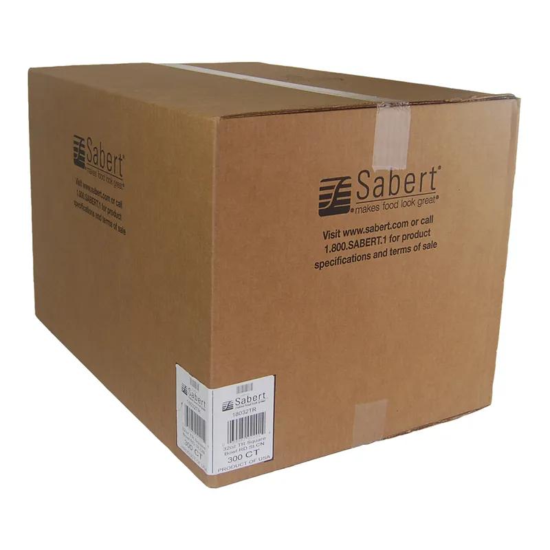 Bowl Medium (MED) 32 OZ PET Clear Square Tamper-Evident 300/Case