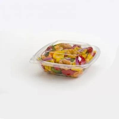 Lid 7.5X7.5 IN PET Clear Square For 32 OZ Bowl 300/Case