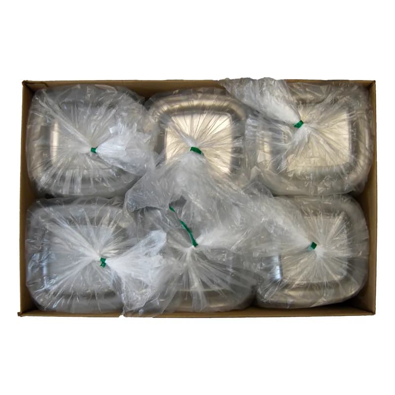 Lid 7.5X7.5 IN PET Clear Square For 32 OZ Bowl 300/Case