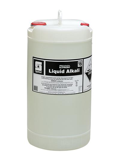 Clothesline Fresh® Liquid Alkali 16 Mild Scent Laundry Builder 15 GAL Alkaline Concentrate 1/Drum