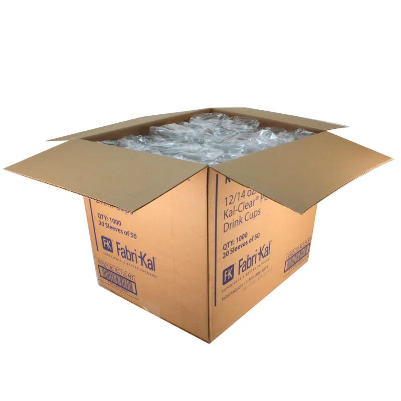 Kal-Clear Cold Cup Squat 12-14 OZ PET Clear 1000/Case