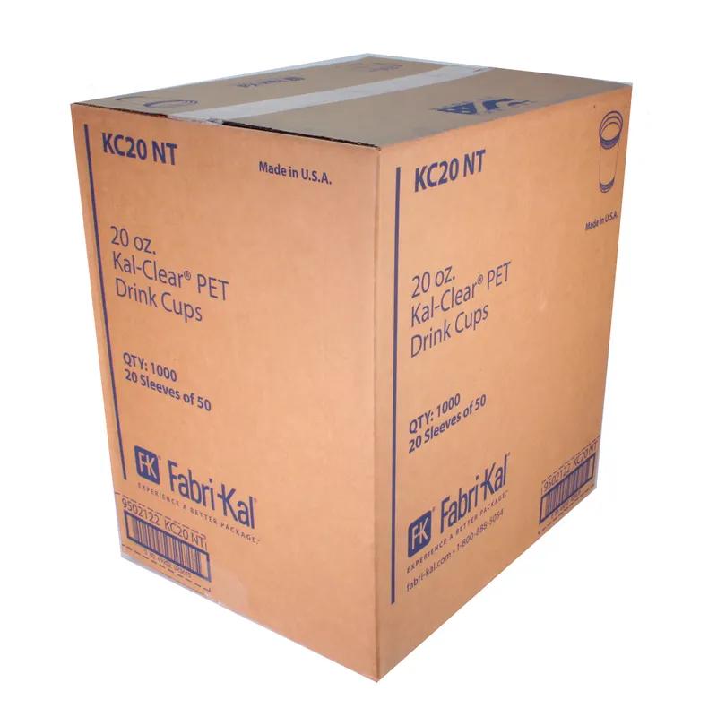 Kal-Clear Cold Cup 20 OZ PET Clear 1000/Case