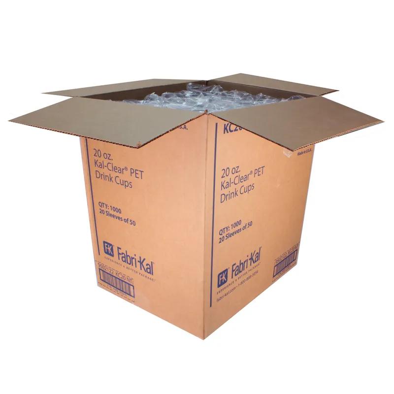 Kal-Clear Cold Cup 20 OZ PET Clear 1000/Case