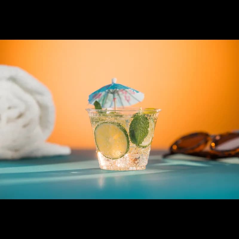 Kal-Clear Cold Cup Old Fashioned Squat 9 OZ PET Clear 1000/Case