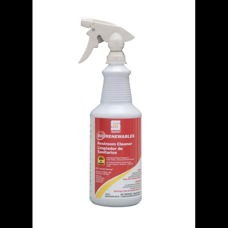 BioRenewables® Restroom Cleaner Citrus Scent 1 QT Multi Surface Acidic RTU Citric Acid Bio-Based 12/Case
