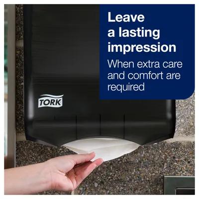 Tork H2 Paper Towel Dispenser 6.25X11.75X18 IN Plastic Wall Mount Smoke Multifold Manual 1/Each