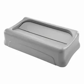 Slim Jim® Swing Lid 20.47X11.34X5.08 IN Gray Rectangle Resin Slim 1/Each